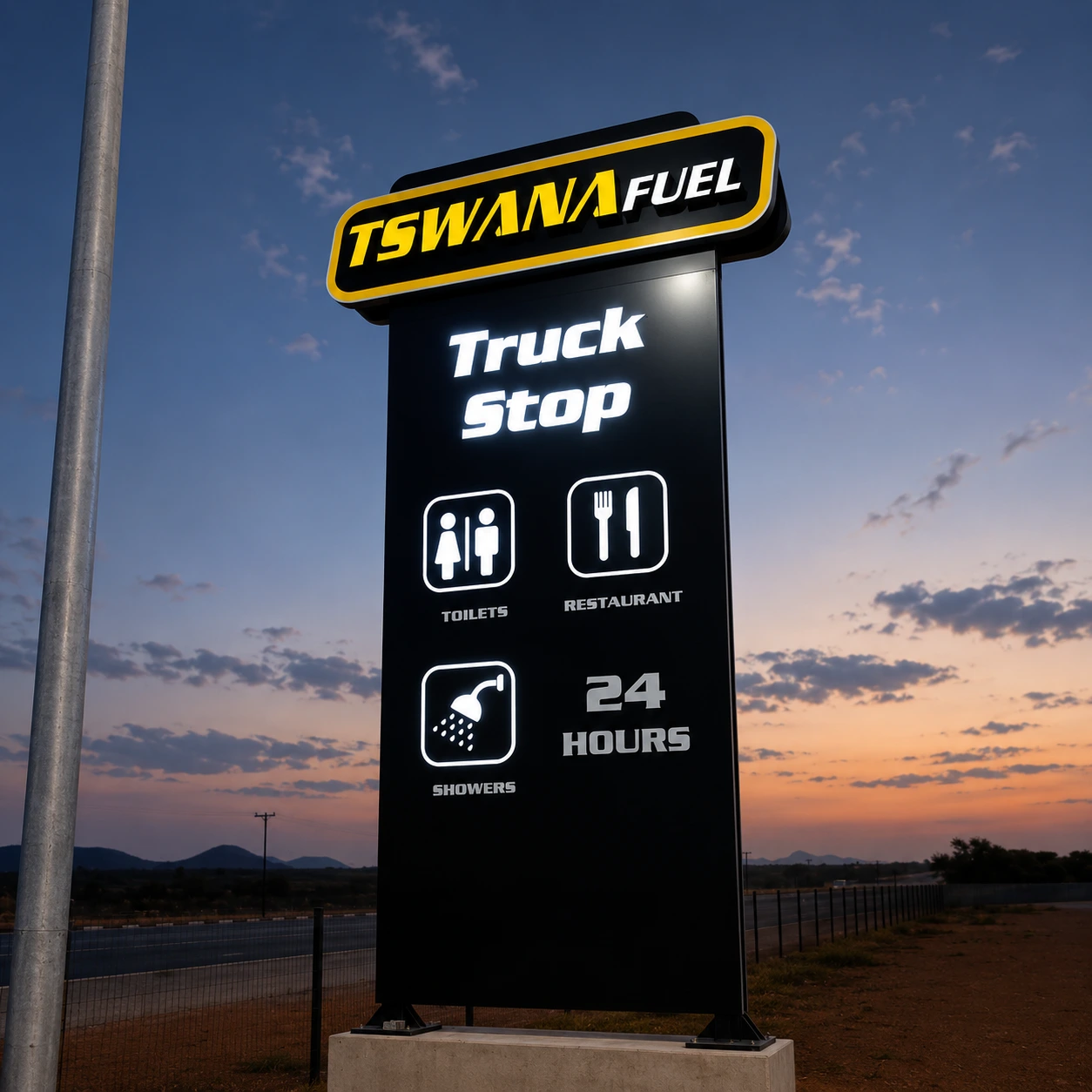 Roll Out Projects signage by Fleetline