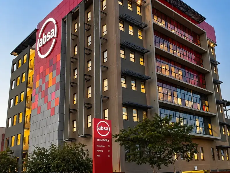 Absa Head Office Signage. Channel Letters and Pylon