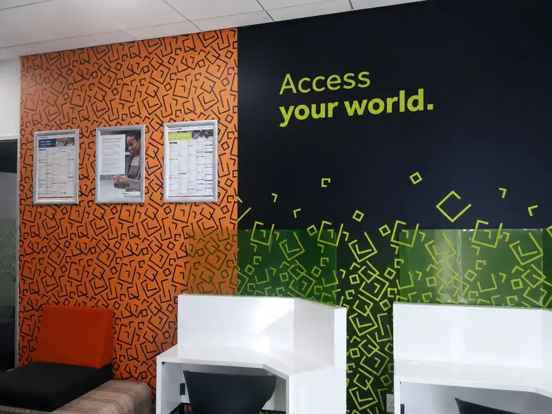Large Format wall mural wallpaper and poster frames