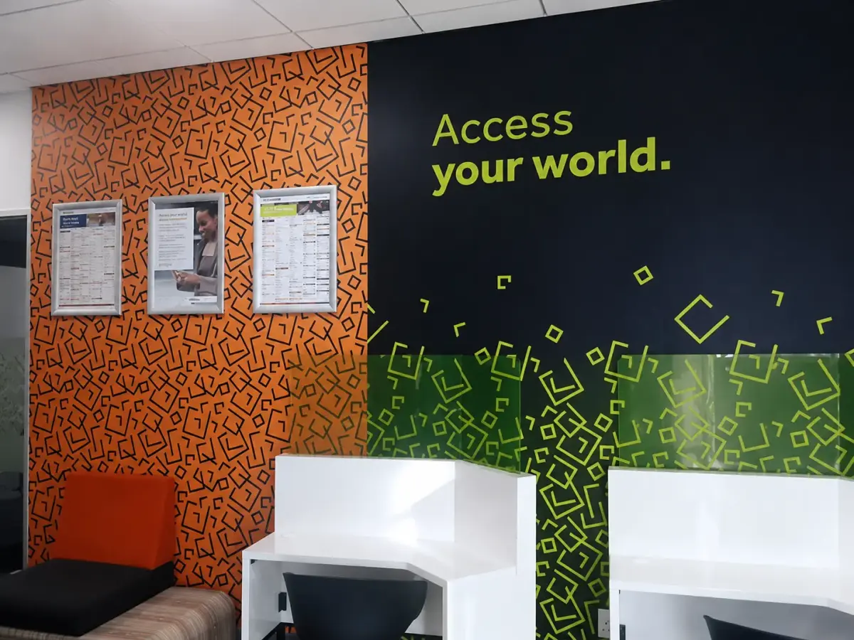 Large Format wall mural wallpaper and poster frames