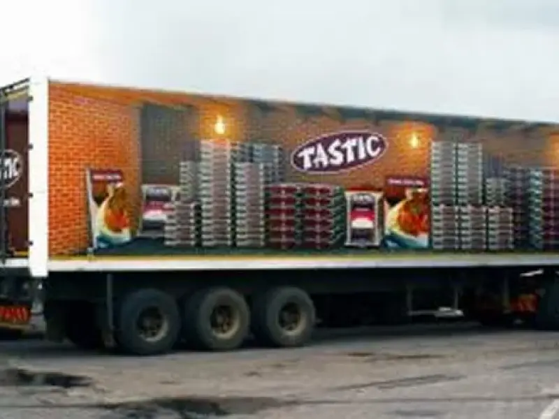 Branded Ridged truck full colour print trailer