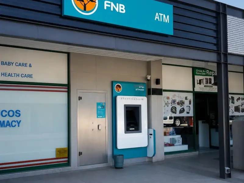 FNb Illuminated Box cut letter ACM ATM Sign